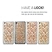 kwmobile Crystal TPU Silicone Case for > Sony Xperia X < in rose gold transparent Design flakes
