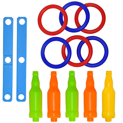 Gleeporte Carnival Ring Toss Game Set with Bonus Balloon Popping Dart Game, Outdoor Games for Kids and Adults, Carnival Birthday Party Supplies, Tossing Game Kit for Yard, Lawn, Beach and Camping - Thumbnail 5