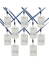 Retevis RT20 radios de dos vías tamaño mini vox FM recargable seguridad radios de 2 Vías walkie talkies (plata, paquete de 10)