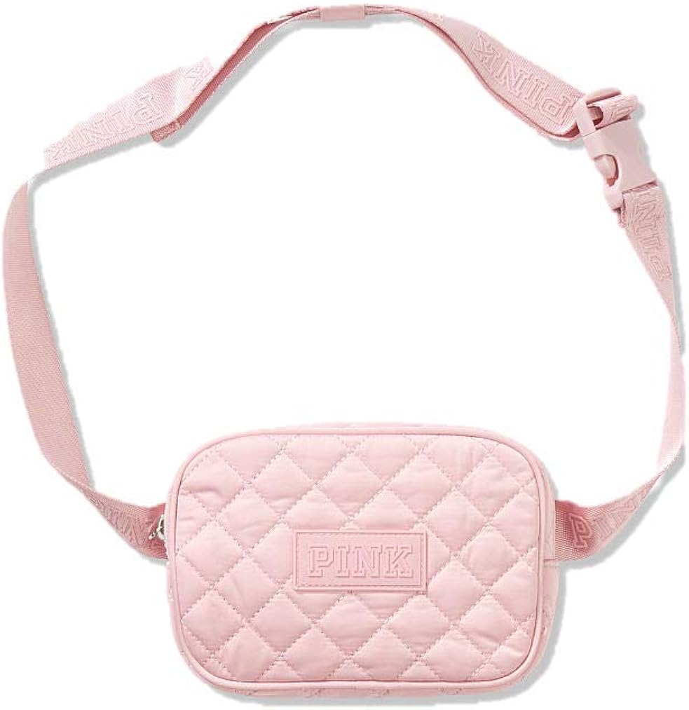 Victoria's Secret Quilted Belt Bag Pink Rose Shoes