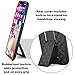 PiTau Holster Case Designed for iPhone X/XS, Hard Belt Clip Case Holster Combo Case with Kickstand with Belt Clip, Holster Case Compatible with Apple iPhone X iPhone Xs/iPhone 10 - Black