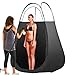 Yaheetech Portable Pop Up Tanning Tent Airbrush Makeup Sunless Over Spray Booth w/Bonus Carrying Bag Professional, 52 x 46.5 x 78.7’’, Black