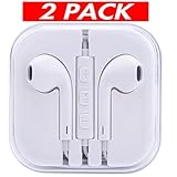 Earbuds, iPhone Headphones with Microphone New Earphones for iPhone 6s 6 Plus 5s 5 5c 4s 4 iOS 7 8 X iPad 1 2 3 Earpods Earbuds Earphones