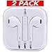 Earbuds, iPhone Headphones with Microphone New Earphones for iPhone 6s 6 Plus 5s 5 5c 4s 4 iOS 7 8 X iPad 1 2 3 Earpods Earbuds Earphones