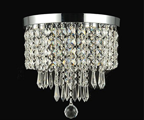 Kristall-Deckenleuchte, Morderne Stil Anhänger Kristallkronleuchter Mit Elegantem Design, Interior Chandelier Feine Deckenleuchte Für Den Flur ( Size : 30CM )