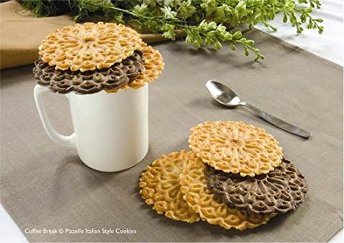 2 Pack Pizzelle Vanilla Italian Waffle Cookie