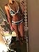 Sherry007 Womens Printed Cut Out Bikini Halter Racerback Swimsuit Beachwear,215blue,Medium