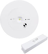 Long Life Lamp Company 3w LED Emergency Light Round Recessed Non-Maintained view 1
