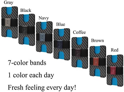 Joymen Carbon Fiber Minimalist Slim Front Pocket Wallets for Men &amp; Money Clip
