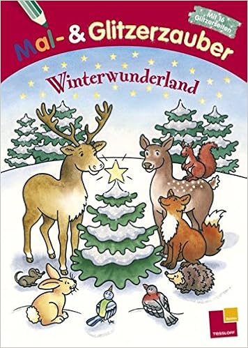 Winter Wunderland Ein Mal Und Glitzerzauber Fur Ferien Freizeit Zum Ausmalen Spielen Und Traumen Malbucher Und Blocke Amazon De Durczok Marion Bucher