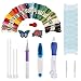 AHOMATE 1asad 15 pc Machine Presser Walking Feet Brother, Babylock,New Home,Janome, Toyata,Singer,Elna,Simplicity,Necchi,Kenmore Sewing, Embroidery kit