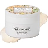 HEIMISH All Clean Balm Mandarin 4.0fl.oz/120ml - Cleansing Balm, Waterproof Makeup Remover, Face Cleanser, Oil Based Cleanser, Korean Skincare with Natural Aroma Oil, Vegan, For All Skin Types