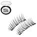 ICYCHEER False Magnetic Eyelashes Magnet Fake Eye Lashes Ultra-thin 3D Natural Look,Cruelty Free, Reusable Best Fake Lashes, 1 Pair 4 Pieces