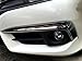 HIGH FLYING ABS Chrome Front Fog Light Lamp Upper Eyelid Cover Strip Trim 2pcs For Honda Civic 4dr Sedan 2016 2017 2018