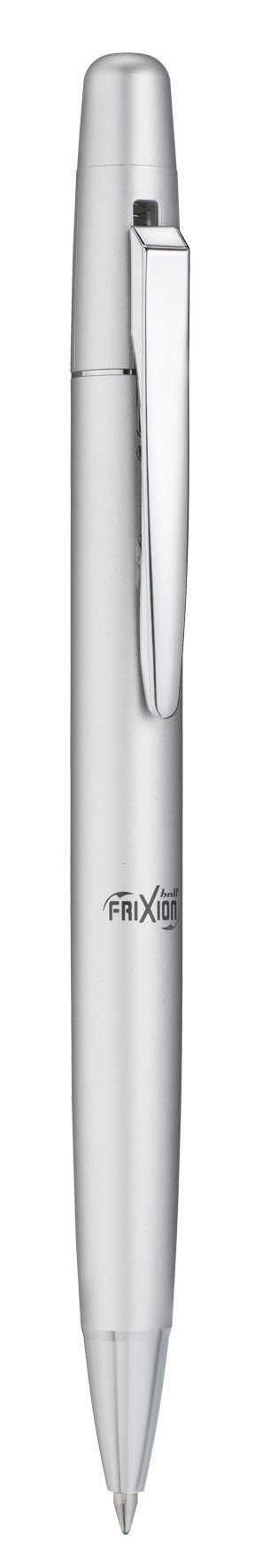 Pilot Frixion LX Retractable Erasable Rollerball 0.7 mm Tip - Silver Barrel, Single Pen