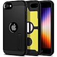 Spigen Tough Armor Case Compatible with iPhone SE 2022 5G and iPhone SE 2020, Black