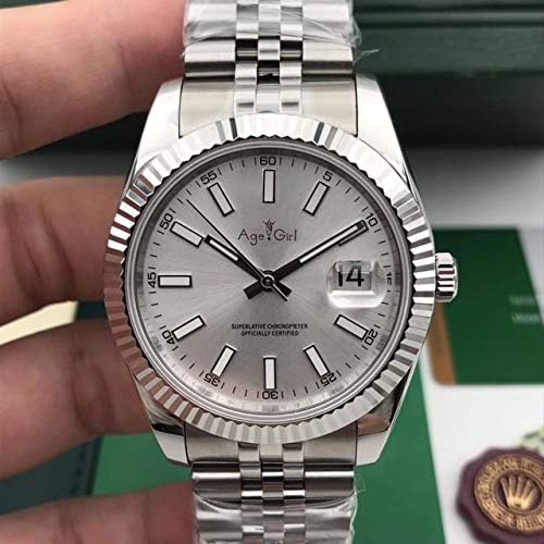 XRLSONE New Men Watches Datejust Stainless Steel Automatic Mechanical Sapphire Glass Black Blue Grey Watch 41Mm Aaa+