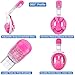 TGNAZET Full Face Snorkel Mask Kids, 180° Easy Breathe and GoPro Compatible with Anti-Fog & Anti-Leak Pink