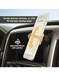 SCOSCHE   Soporte magnético universal para smartphone, Soporte de tablero, Negro Plateado