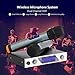 ARCHEER VHF Wireless Microphone System, Handheld Professional Home KTV Set with Dual Channel Handheld Microphone for Conference, Karaoke, Recording, YouTube, Evening Party