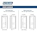 Schlage F170 ACC 619 CAM RH Right Handed Accent Door Lever with Camelot Trim, One Sided Non-Turning Dummy Door Handle, Satin Nickel
