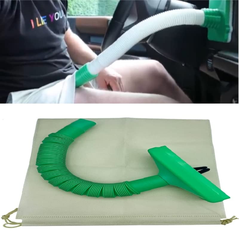 Photo 1 of Jewel Cooler for Man, Easy to Use Car Crotch Vent Extender Hose for Man Cool or Warm Air - 2.6ft, Green