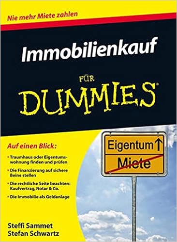 Immobilienkauf Fur Dummies Amazon De Sammet Steffi Schwartz Stefan Bucher