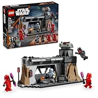 LEGO Star Wars: The Mandalorian Paz Vizsla and Moff Gideon Battle, Fun Building Set for Kids, Collectible Star Wars Toy with 4 Minifigures, Star Wars Birthday Gift for 7 Year Old Boys and Girls, 75386
