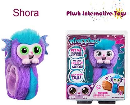 Besimple Wrapples Electronics Plush Animals Furry Pets(Shora)