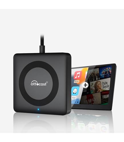 Car TV Mate Max with Wireless CarPlay and Android Auto Adapter