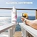 Gitko Smuggling Cruise Alcohol Flasks - 2 Leak Proof Fake Shampoo & Conditioner Containers to Smuggle Drinks on Cruises with Scent
