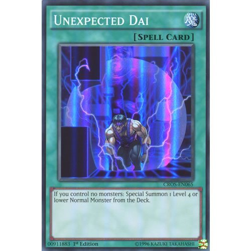 YuGiOh : CROS-EN065 1st Ed Unexpected Dai Super Rare Card - ( Crossed Souls Yu-Gi-Oh! Single Card ) by Deckboosters