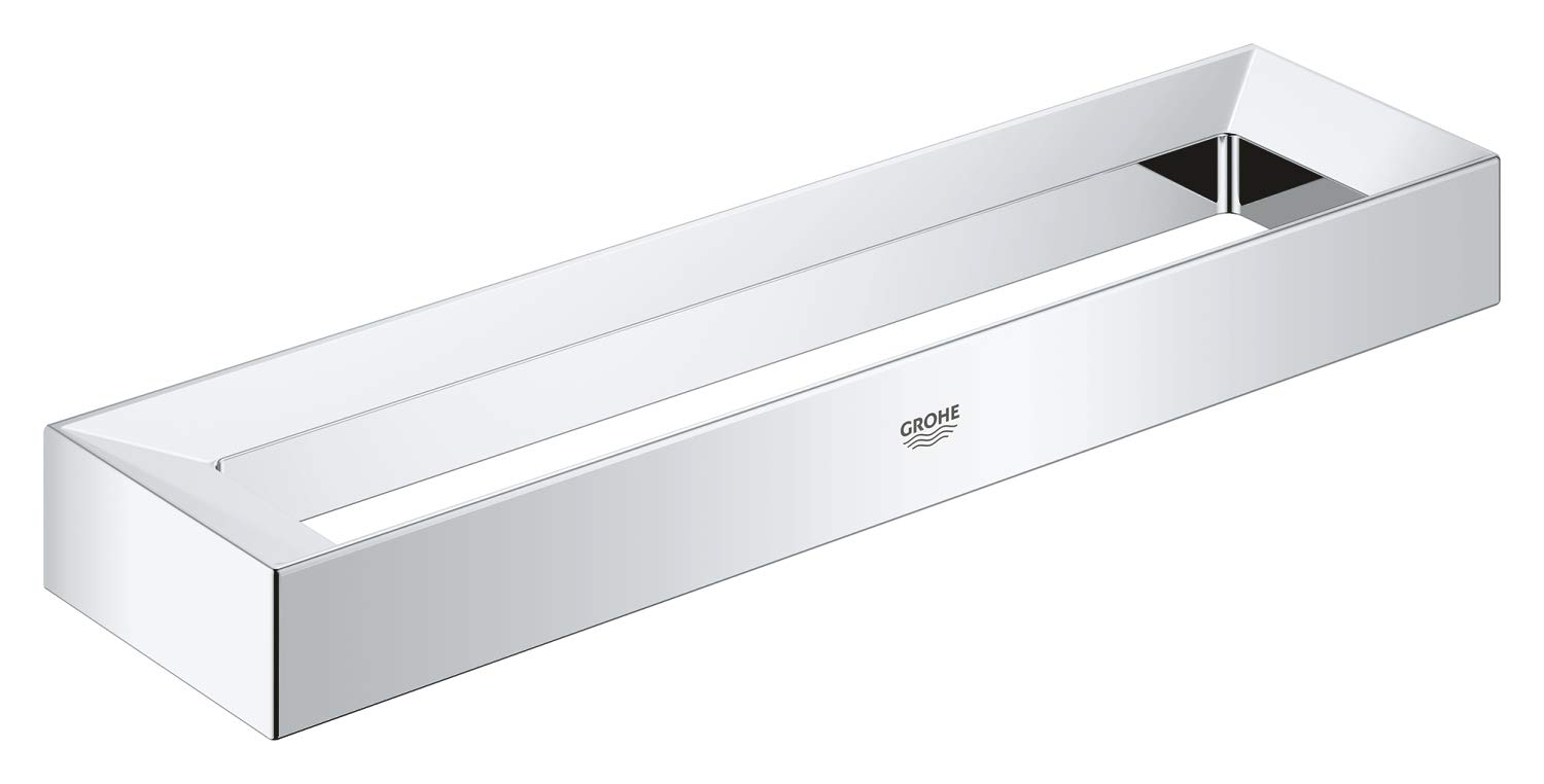 GROHE Selection | Bathroom Accessories | Cube Towel Ring | Chrome | 40766000