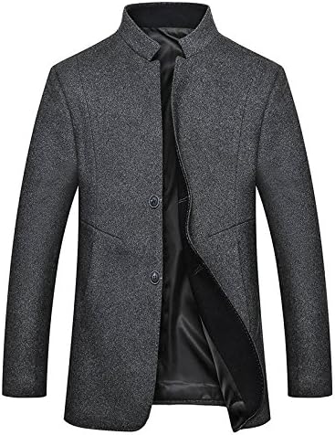 Amazon Pコート メンズ ピーコート ジャケット 通勤 ミリタリージャケット ウール コート 暖かい アウター モノトーン 秋冬 Xl グレー コート ジャケット 通販