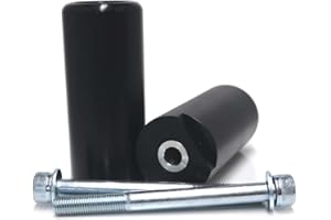 SHOGUN MOTORSPORTS Shogun USA Made Kaw Ninja ZX6R ZX-6R ZX 636 2019 2020 2021 2022 2023 KRT NO Cut Black Frame Sliders Fits ABS & Non ABS Models - 750-4459