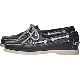 Sebago Docksides Portland Women&rsquo;s Boat Shoes - Full Grain Leather with Leather Sock Lining, 360&deg; Rawhide Laces, Non-Marking Slip Soles