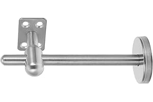 INOOMP Stainless Steel Stair Handrail Bracket with Easy Installation Hardware for Indoor Staircase and