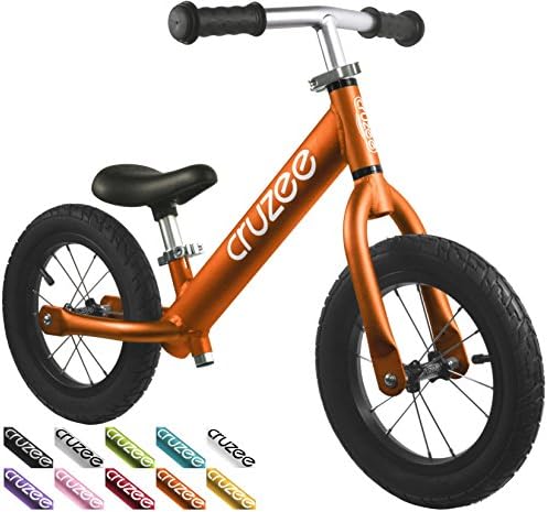 Cruzee UltraLite Air Balance Bike (4. 8 lbs) for Ages 1. 5 to 5 Years - Orange