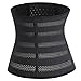 Women's waist trainer corset for weight loss long torso (S, Black-1)
