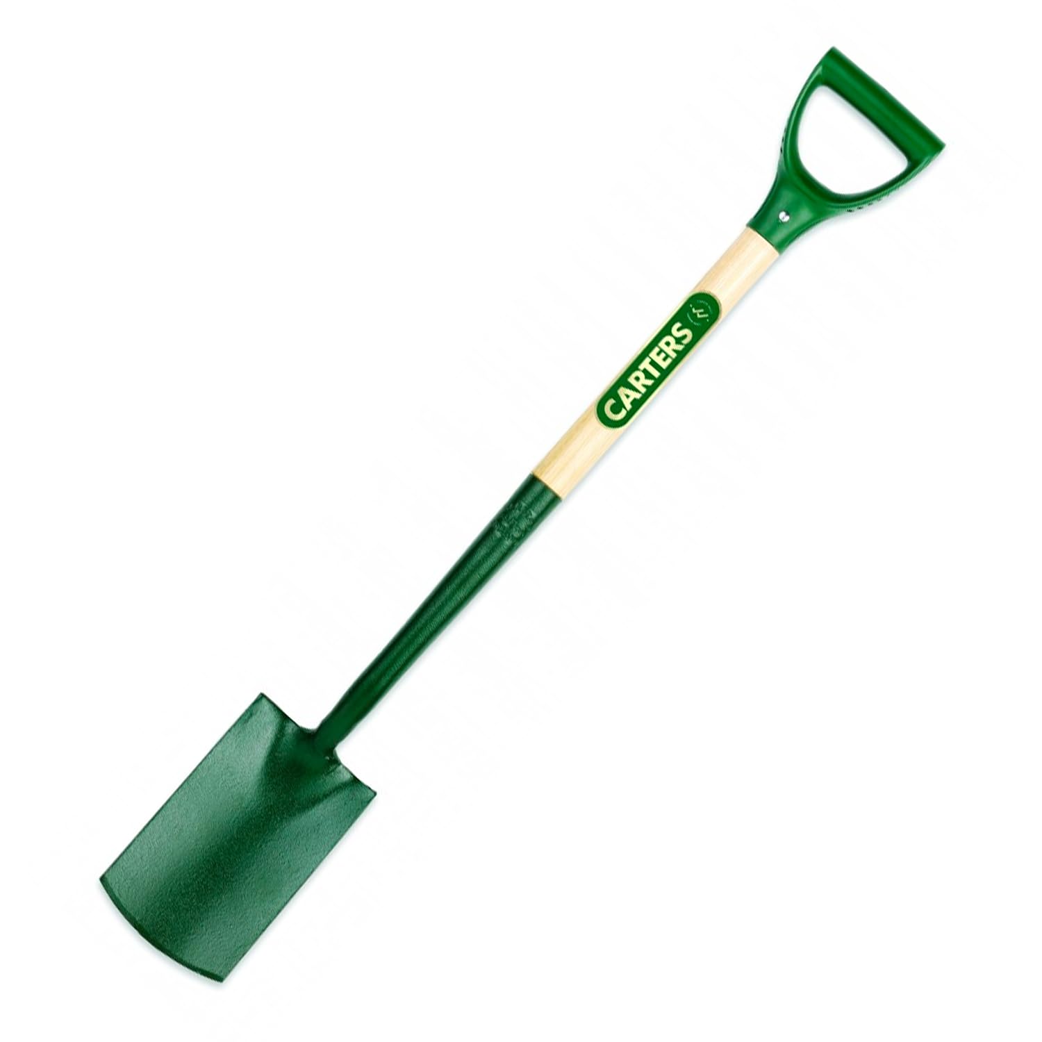 Carters - Solid Forged Border Spade x Ergo PYD Garden Border Spade - Solid Forged Construction - Ergonomic PYD Handle for Comfortable Grip - for Gardening & Landscaping