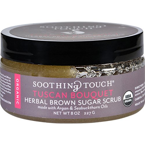 Soothing Touch Scrub Organic, Sugar, Tuscan Bouquet, 8 Ounce