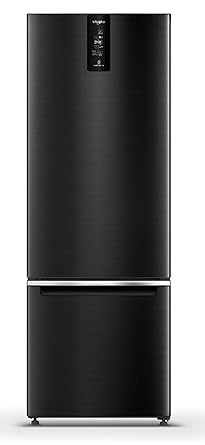 Whirlpool 325 L 3 Star Frost Free Double Door Refrigerator (IF PRO BM INV 340 ELT+, Steel Onyx, Bottom Freezer)