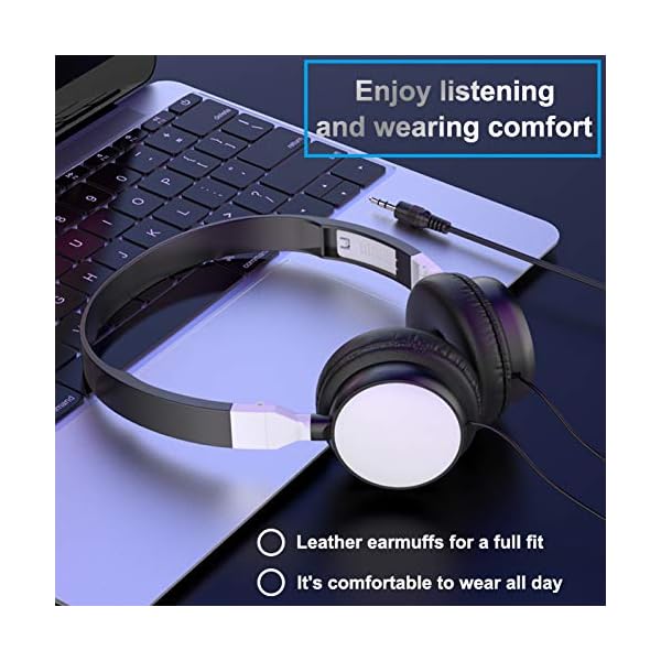 Saniswink1-Gaming-HeadphoneWired-Foldable-35mm-HiFi-Audio-Bass-Headset-Stereo-Surround-Noise-Cancelling-Over-Ear-for-PhoneTablet-Black-one-size Saniswink1 Gaming Headphone,Wired Foldable 3.5mm HiFi Audio Bass Headset Stereo Surround Noise Cancelling Over Ear for…