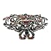 Fashion & Lifestyle Large Metal Alloy Hair Claw Jaw Clip for Women and Girls - Pretty Strong Clamp Non-Slip Barrette Hair Updo Grip Bath Accessories for Thick Hair, Silver