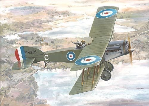 BRISTOL F2B FIGHTER BRITISH TWO-SEAT AIRCRAFT WWI 1/72 RODEN 043
