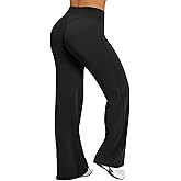 gymfrog Straight Leg Leggings Bottoms High Waisted Stretch Casual Soft Wide Leg Gym Yoga Pants