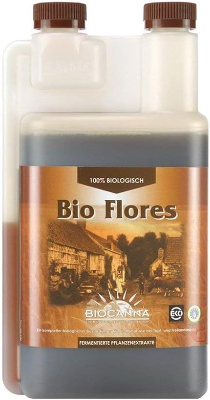 1 Liter - Bio Flores - Organic Bloom Nutrient - OMRI Listed - BIOCANNA 9610001