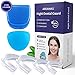 Mouth guard for grinding teeth BPA Latex Free Moldable Custom Dental Night Guards for teeth grinding, FDA Approved, Upper & Lower Teeth, 3-in-1 Multi-Purpose Teeth Whitening Tray Mouth Guard 2 Sizes