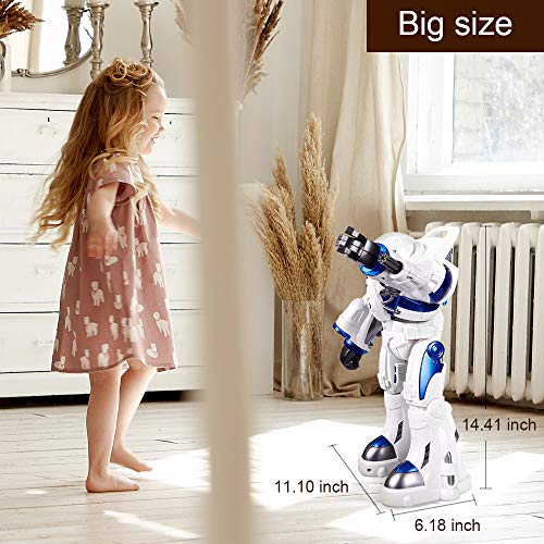 KINGBOT Robot Toy,Spaceman RC Robot Remote Control Robots Toys with Programmable Interactive Walking Singing Dancing for Kids Boys Girls Gifts