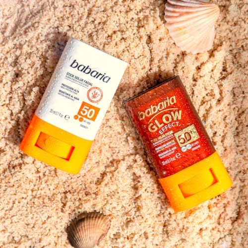 Glow Effect Stick Solar Facial SPF50+ 20 ml – Efeito Luminoso com Tahitian Monoi, Niacinamida e Manteiga de Karité - Resistente à Água